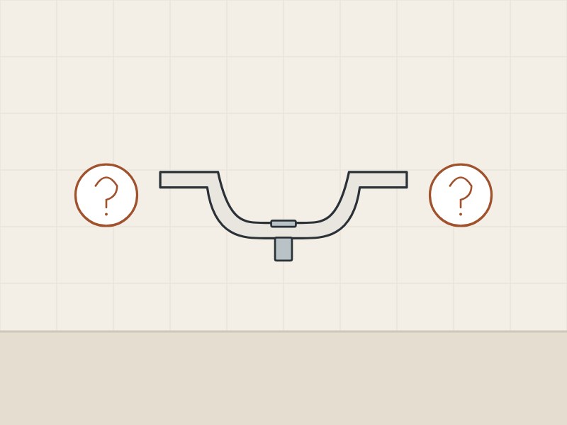 Illustration of a one-piece top with a bowl between two question marks