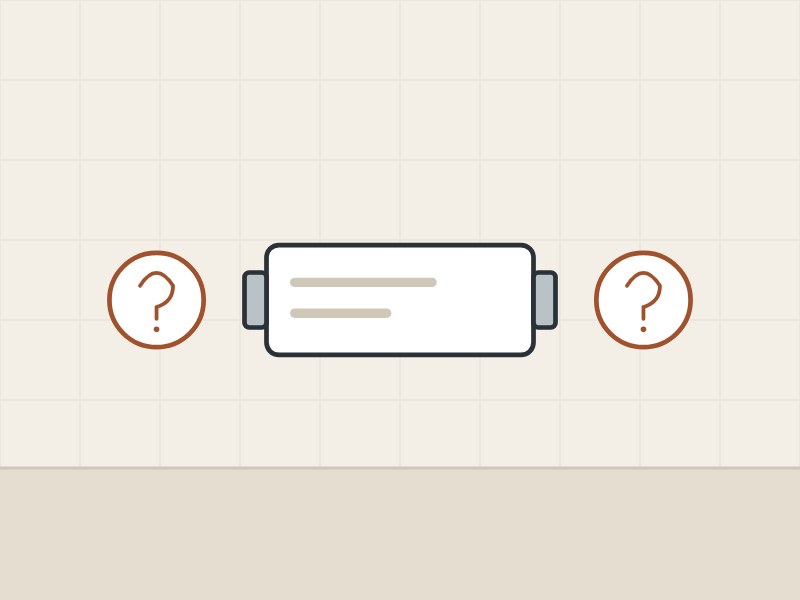 Illustration of a driver box between two question marks