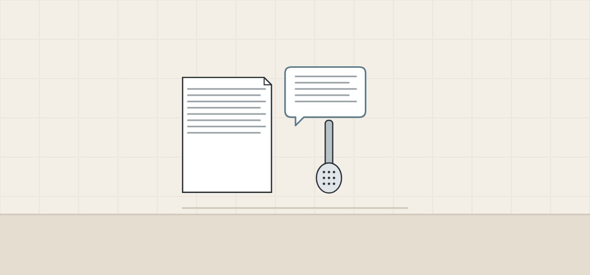 Illustration of a drawing sheet, a message bubble and a hand shower
