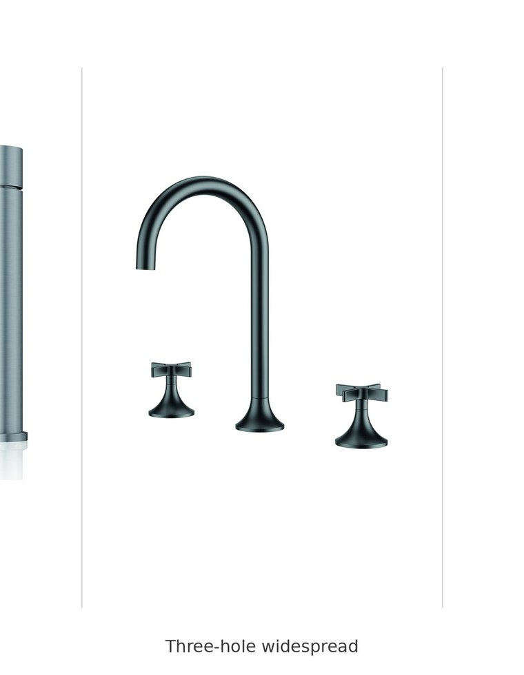 Single-hole, three-hole widespread and wall-mounted faucet types compared