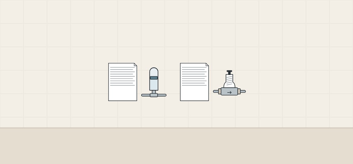 Illustration of one standard document beside an arrester and another beside a pressure reducing valve