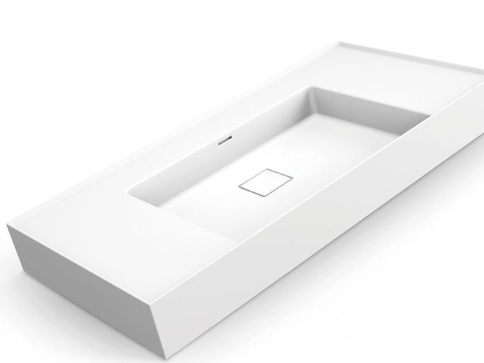 A long integrated basin vanity top