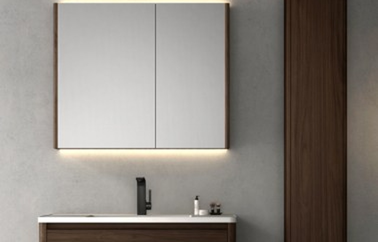 Bathroom vanity cabinet, countertop, basin, drawers and hardware