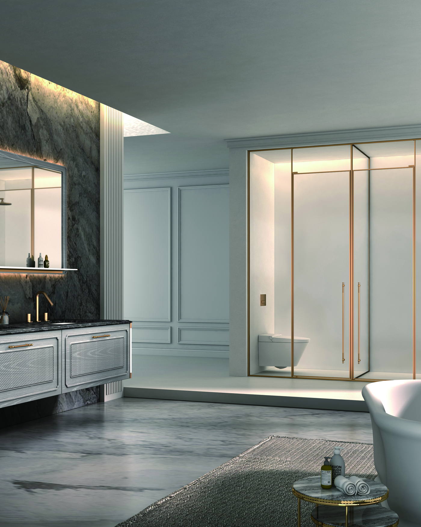 Integrated basin top reviewed against the approved project reference