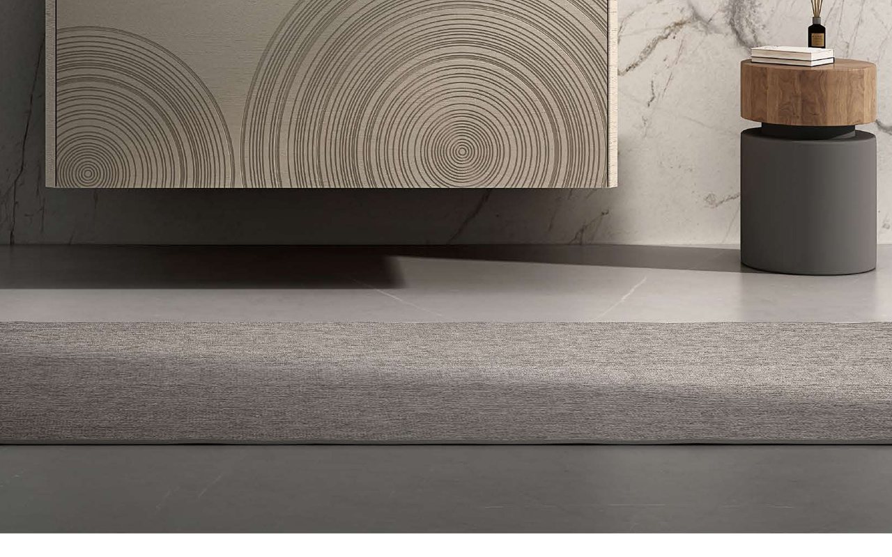 Integrated Basin Bathroom Vanities buyer reviewing specification details and approved project documents