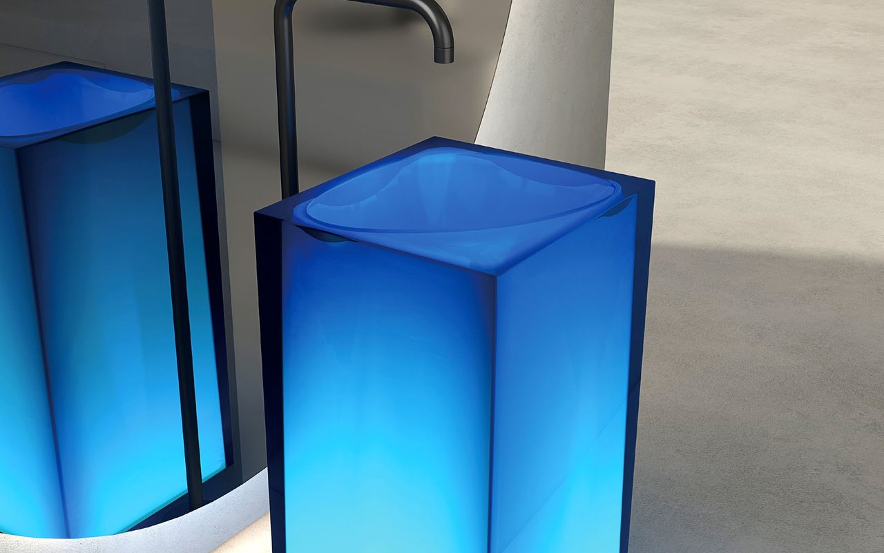 Pedestal & Freestanding Basins comparison board with three configuration references