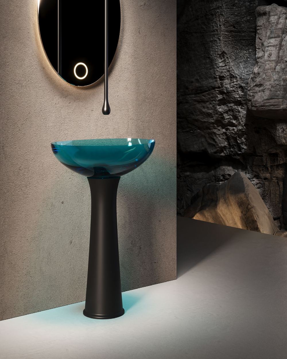 Pedestal & Freestanding Basins sourcing checklist beside drawings and product samples