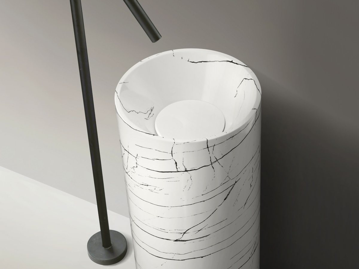 Pedestal & Freestanding Basins buyer reviewing specification details and approved project documents