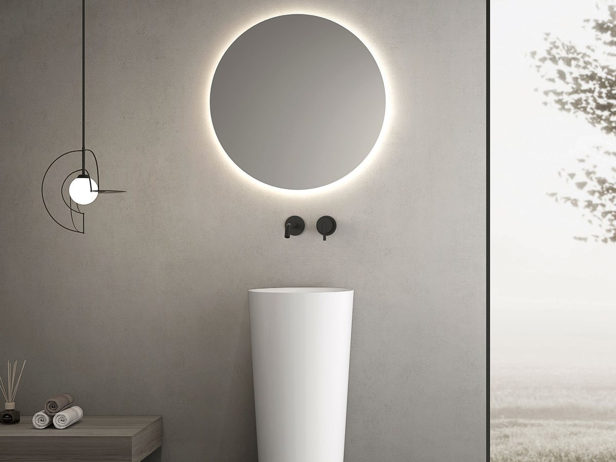 Renovated bathroom with a freestanding basin replacing a vanity