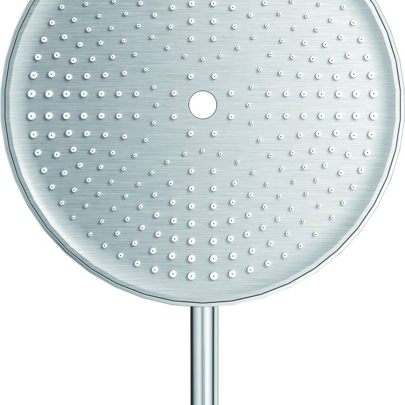 Rain shower head used in a complete shower system