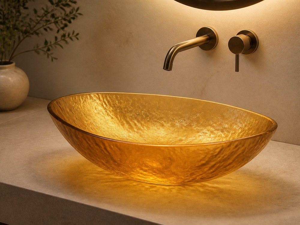Integrated solid surface basin and vanity